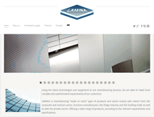 Tablet Screenshot of lamina-glass.com